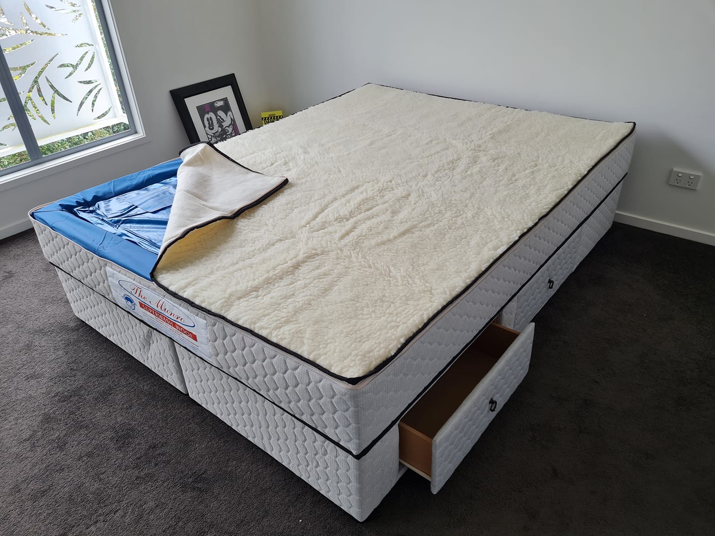 Ensemble 4 x Drawer Base Soft Sided Waterbed Mr Waterbed